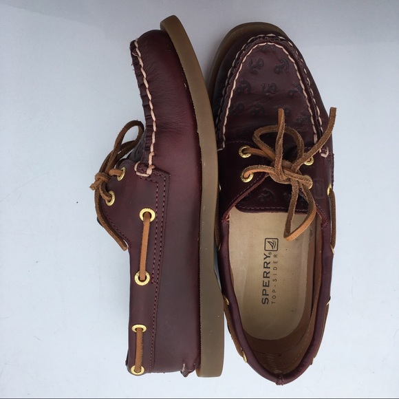 Sperry Top-Siders With anchor print size 5.5 - Picture 6 of 8